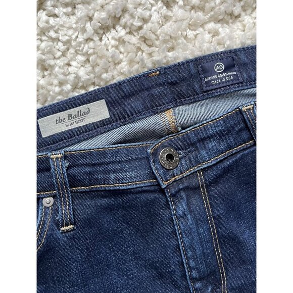 AG Adriano Goldschmied The Ballad Slim Boot Jeans EUC Size 30 Medium Wash Denim - Picture 3 of 4